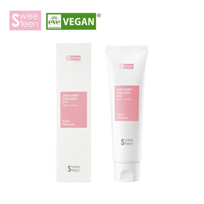 sweeteen tartcherry yogurt hya foam cleanser skincare
