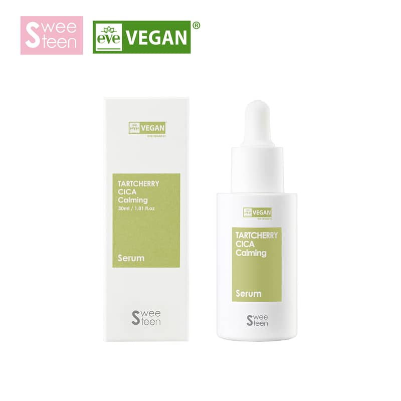 sweeteen tartcherry cica calming serum kpop skincare