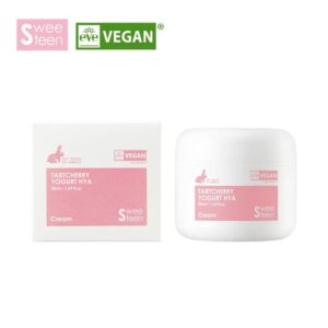 sweeteen tartcherry yogurt hya cream skincare product
