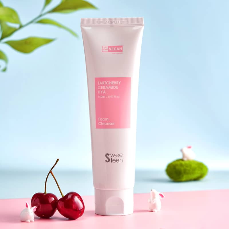 sweeteen tartcherry yogurt hya foam cleanser korean product