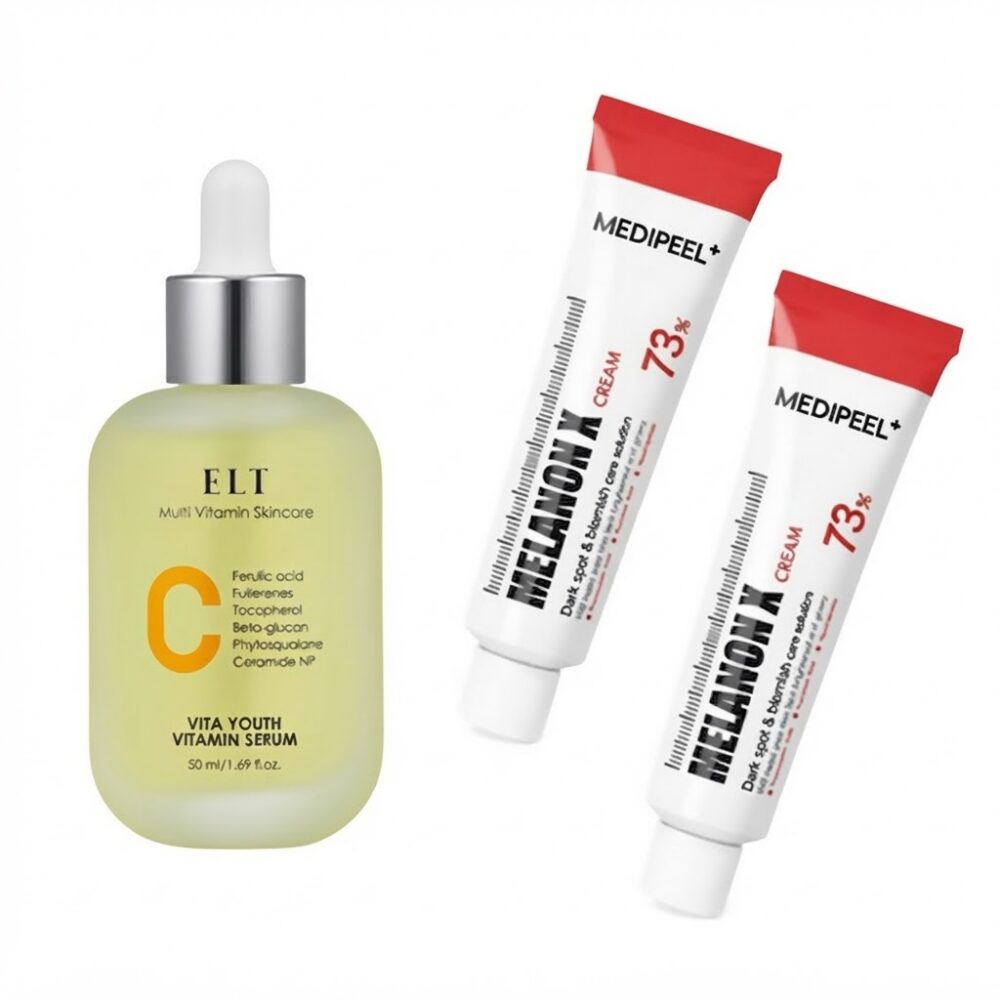 [ELT & MDP] Vitamin Serum 1ea & Melanon X Cream 2ea Blemish Care Bundle Set
